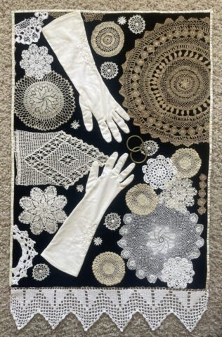 Mom's Wedding Gloves 21" x 33"